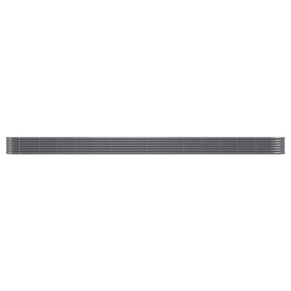 Jardinera Arriate Acero Galvanizado Antracita 620x80x36 Cm_2