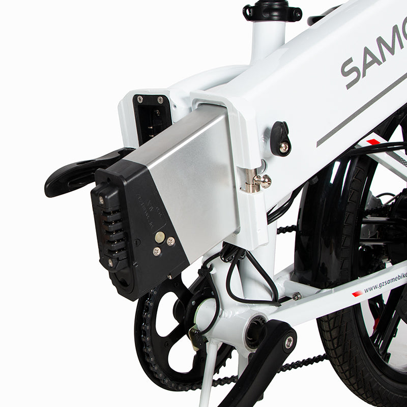 Bicicleta Eléctrica Plegable Samebike 20lvxd30-ii 350w-48v-10,4ah (499wh) - Rueda 20 Color Blanco_3