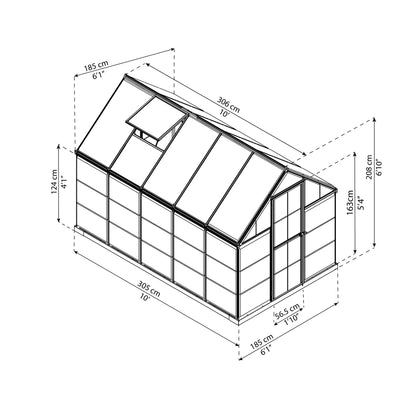 Estufa híbrida Silver Canopia da Palram