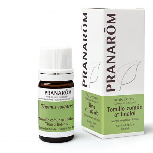 Óleo essencial de tomilho comum Qt Timol Sumidad Florida Pranarom 10 ml