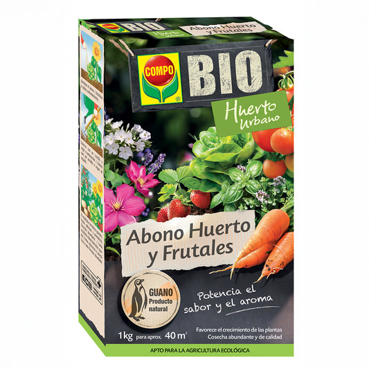 Compo Bio Fertilizante para Jardins e Árvores de Fruto 1 Kg