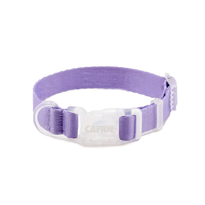 Cafide Collar De Material Reciclado Violeta. Modelo Ona._0