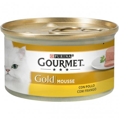 Húmida GOURMET GOLD Mousse Frango 85g