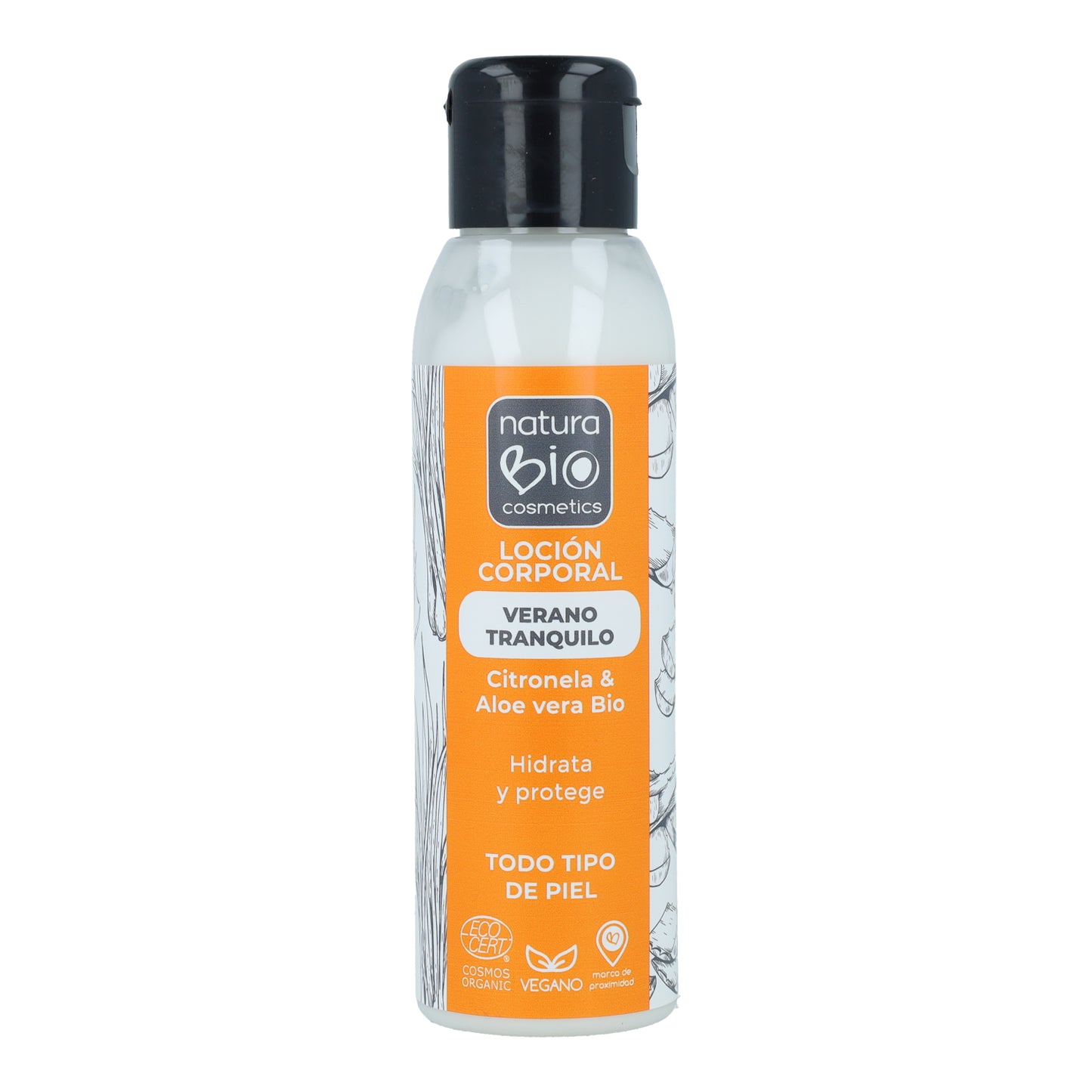 NaturaBIO Loção Corporal Repelente de Citronela Tranquil Summer 100 ml