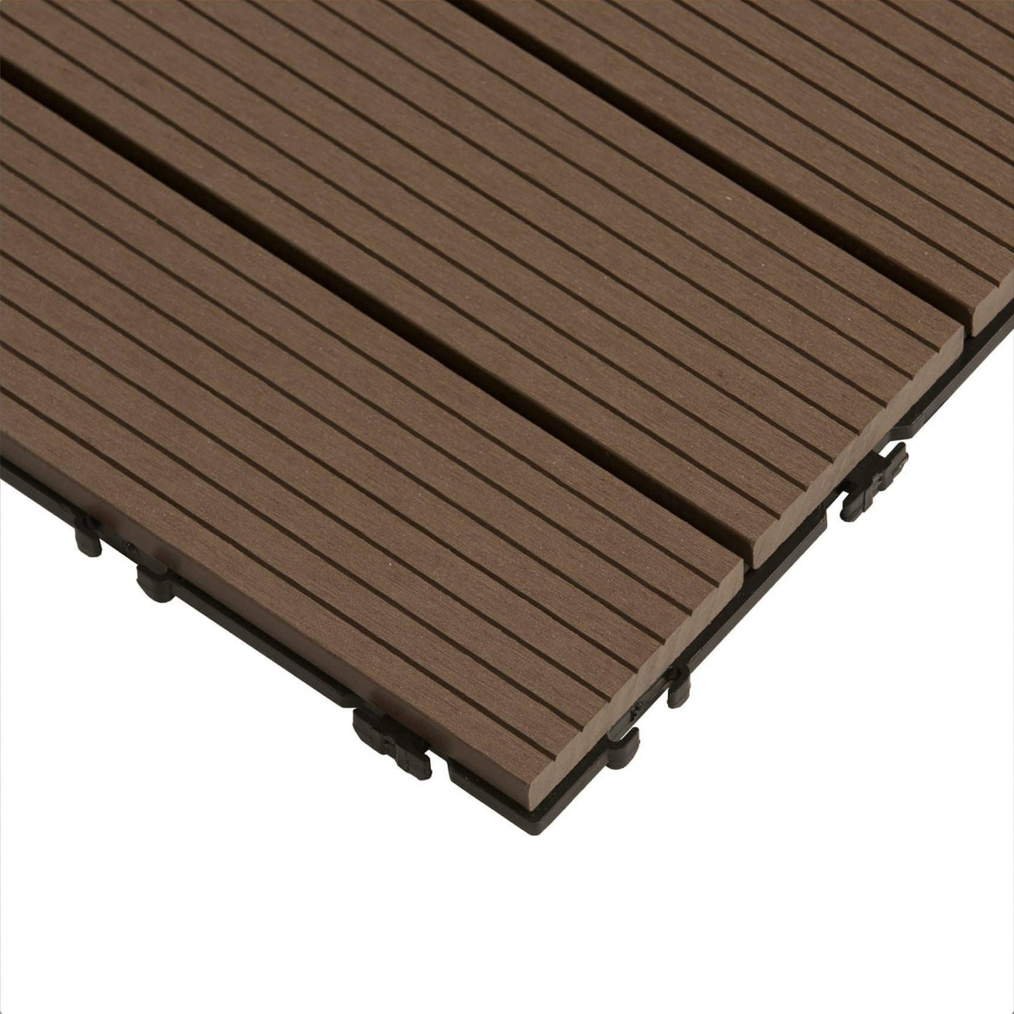 Embalagem de 11 pastilhas compostas Durafloor 30x30 Dioco Chocolate, 1m2