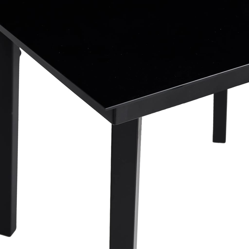 Set Comedor Jardín 7 Pzas Y Cojines Ratán Sintético Gris Claro / Vetonek_3