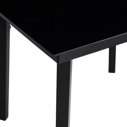Set Comedor Jardín 7 Pzas Y Cojines Ratán Sintético Gris Claro / Vetonek_3