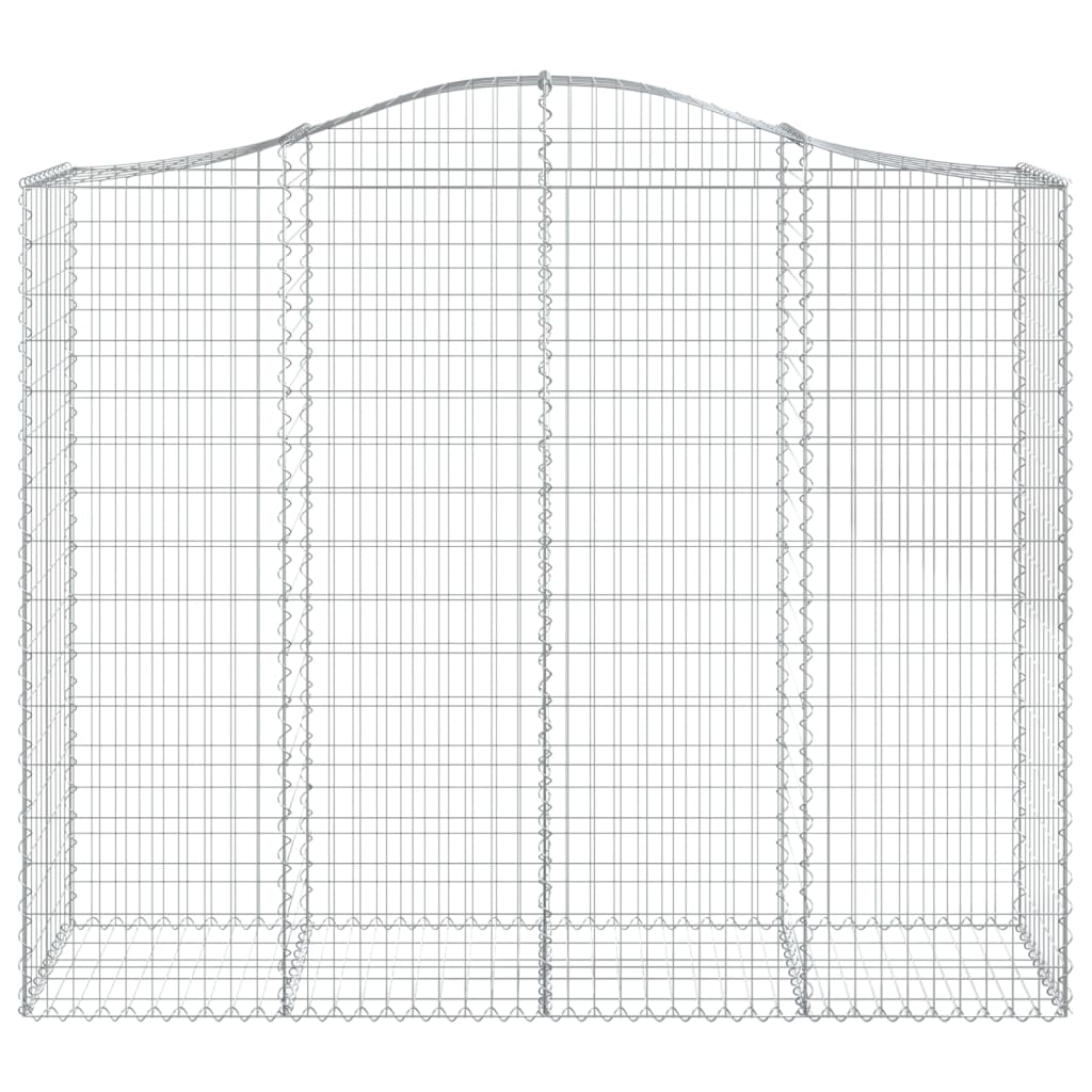 Cestas De Gaviones 5 Uds Forma De Arco Hierro 200x50x160/180 Cm_3