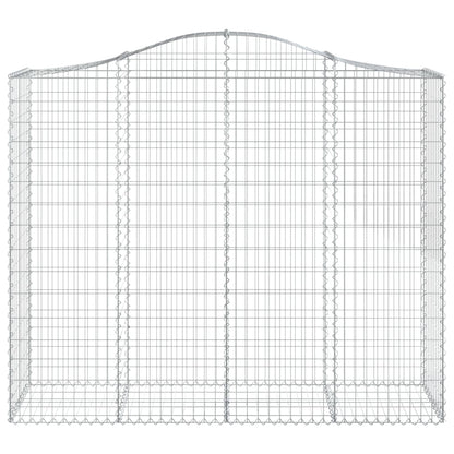 Cestas Gaviones 20 Uds Forma De Arco Hierro 200x50x160/180 Cm_3