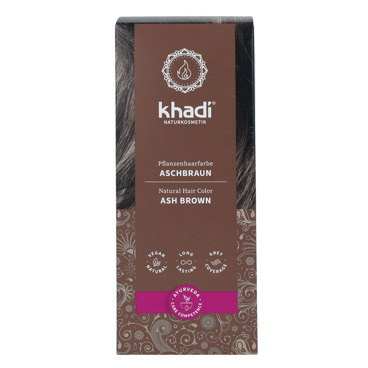 Khadi Ash Brown Tintura Natural 100g
