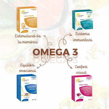 Omega Memoria Fleurance Nature 30 Comprimidos + 30 Cápsulas_2