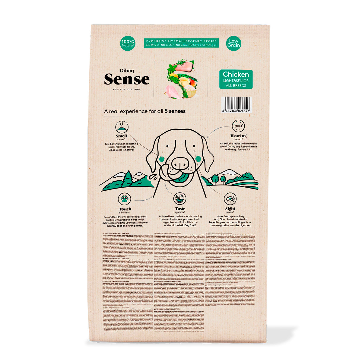 Dibaq Sense Low Grain Pollo Light O Senior 2 Kg_1