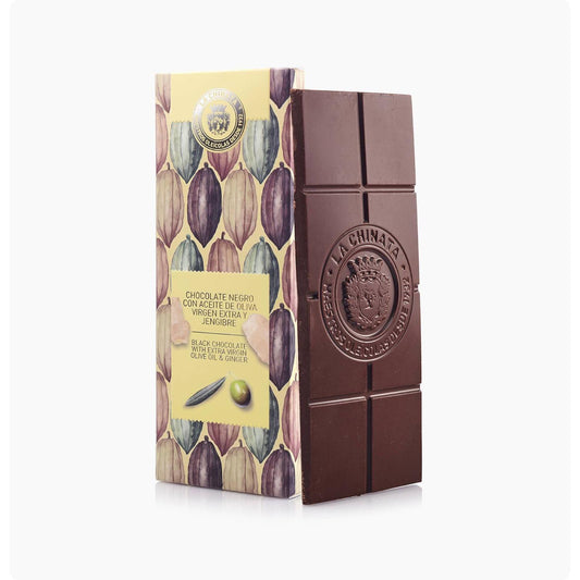 Chocolate com Gengibre e Azeite Virgem Extra* La Chinata 100 gr