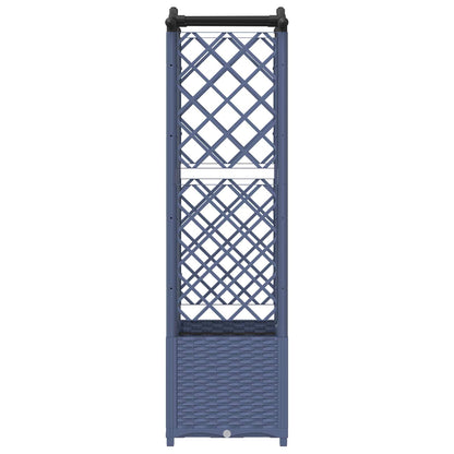Cama Elevada Con Trellis Y Techo Gris 122 X 40 X 138 Cm Pp_3