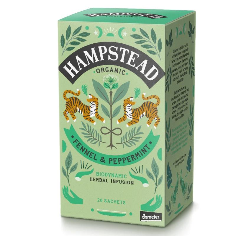 Chá de Funcho e Hortelã Hampstead 20 Saquetas