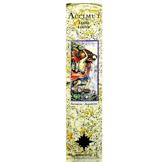 Incenso em stick Accimut Aquarius Lotus Radhe