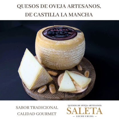 Saleta® Queso Curado Entero De Oveja (2,8 Kg) | Elaboración Artesana Quesos De La Mancha_5