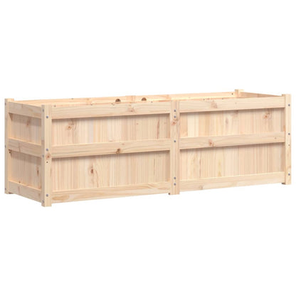 Jardinera De Madera Maciza De Pino 150x50x50 Cm_0