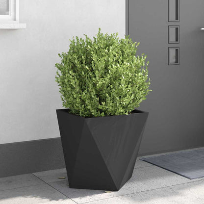 Jardinera 2 Pcs Negro 50 X 50 X 50 Cm Acero_3