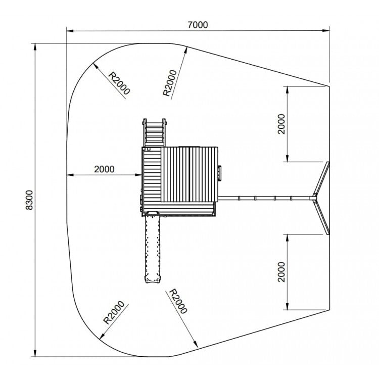 Parque Infantil Masgames Lollipop L Con Columpio Doble._3