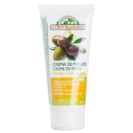 Creme de mãos de azeitona e folha de uva-ursina Corpore Sano 100 ml