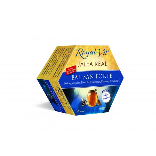 Geleia Real Bal-San Própolis, Equinácea e Vitamina C Royal Vit 20 ampolas