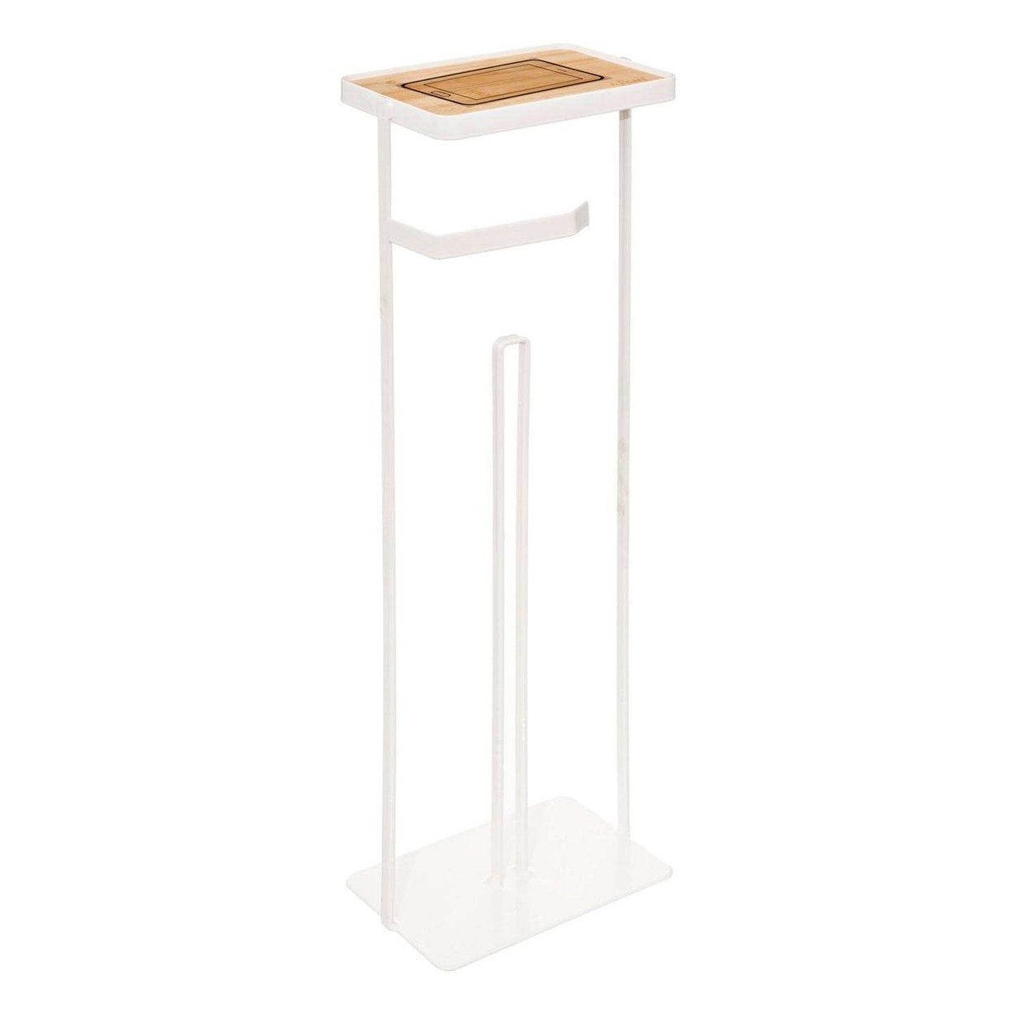 Wellhome - Soporte Para Papel Higiénico, Con Reserva Y Sporte Para Teléfono_0