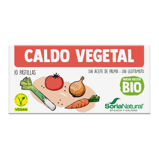Caldo de Legumes 10 unidades Soria Natural 110g