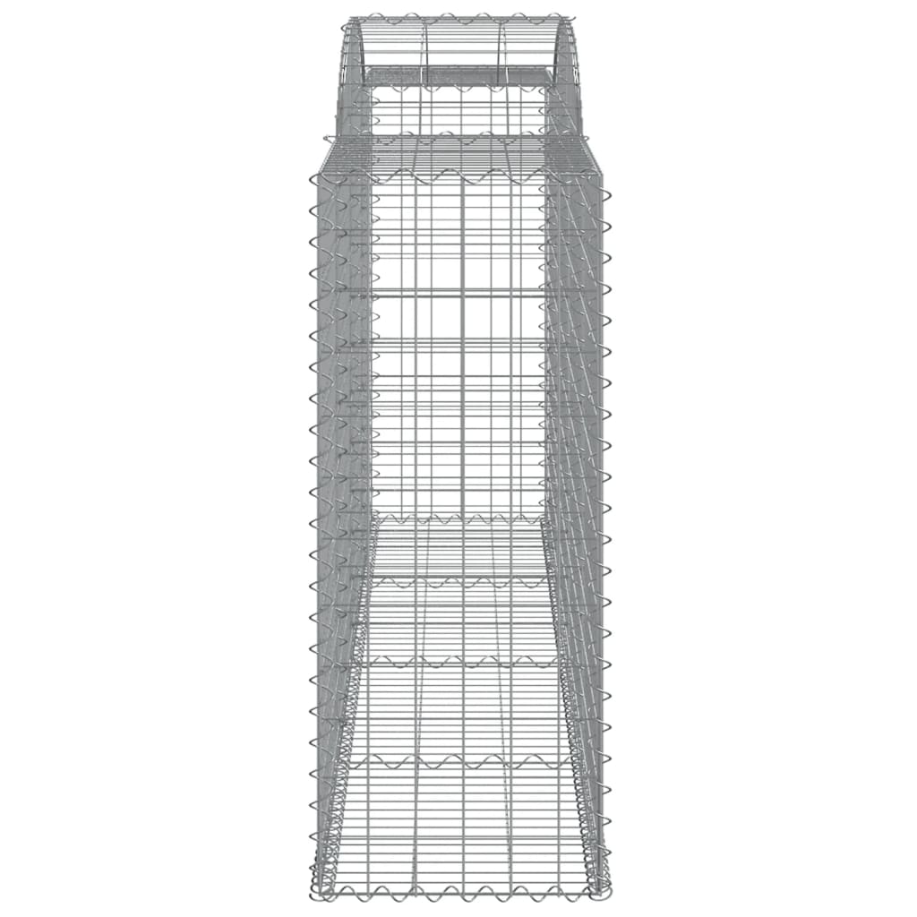 Cestas Gaviones 12 Uds Forma De Arco Hierro 300x50x120/140 Cm_4
