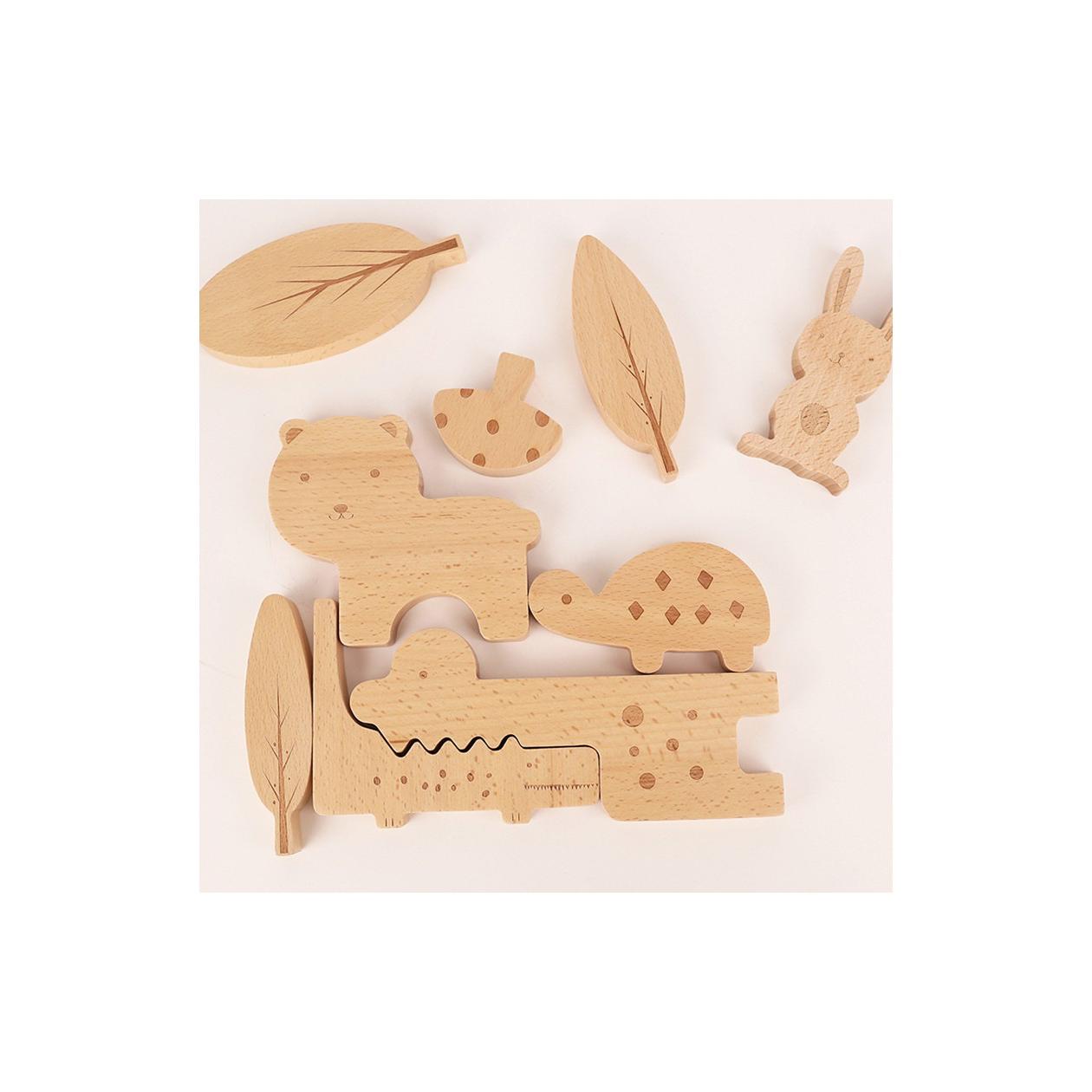 Puzzle de design de madeira Andreu Toys