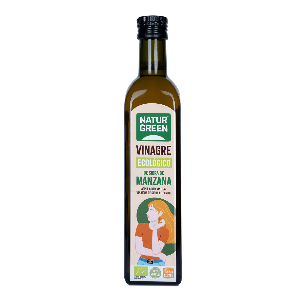 Vinagre de maçã biológico NaturGreen 500 ml