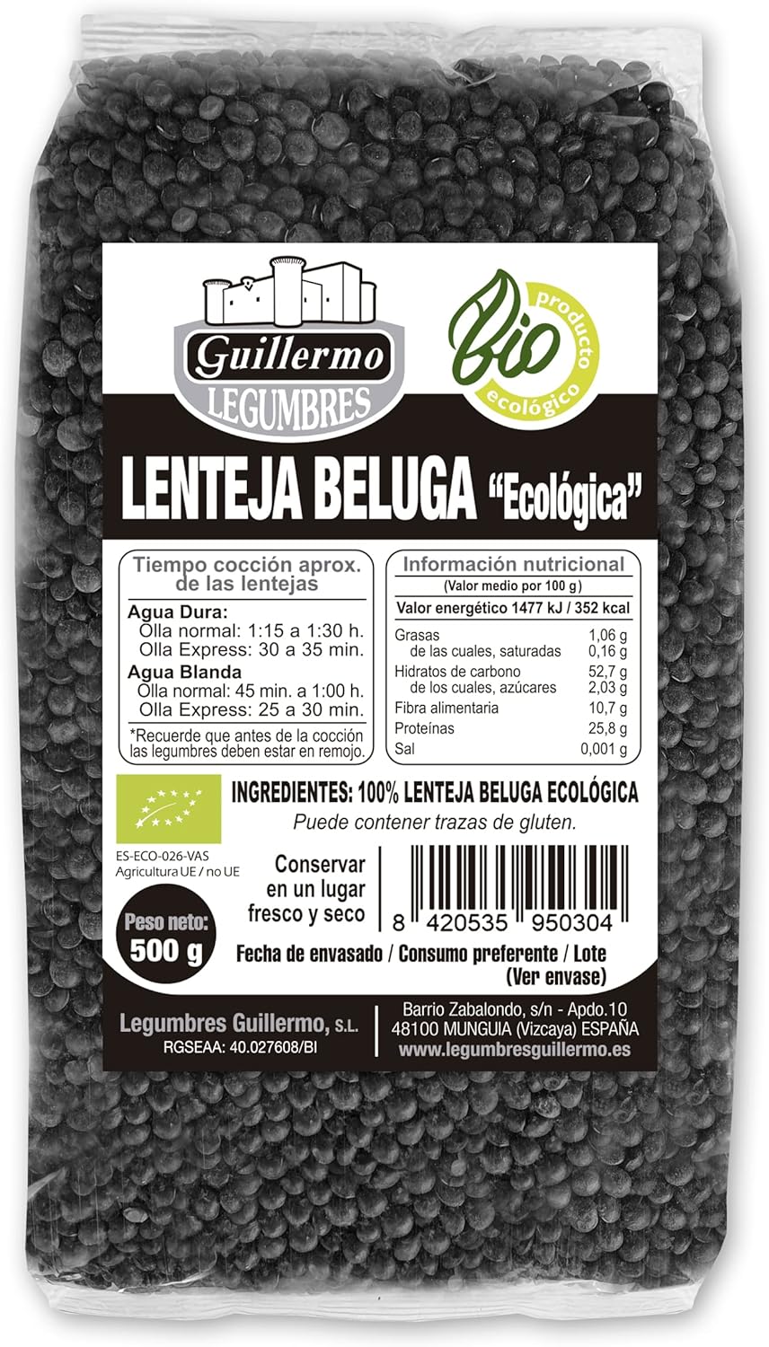 Lenteja Beluga Bio - 500 G, Paquete_0