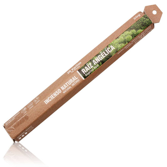 Incienso Natural Raíz Angélica SYS Aromas | 20 Sticks | Aroma Herbal y Balsámico | Carbón Vegetal, Resinas y Bambú_0