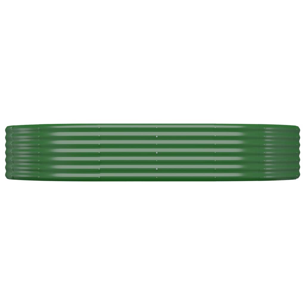 Jardinera Arriate Acero Galvanizado Verde 214x140x36 Cm_2