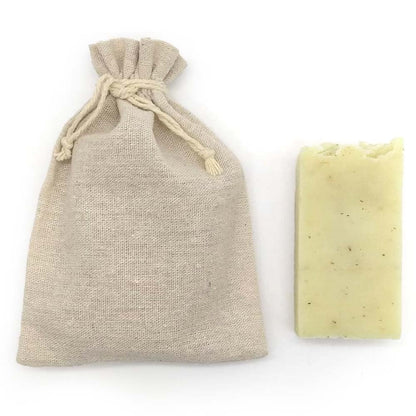 Jabón Natural Árnica 90g En Bolsa Regalo De Yute. Reduce Inflamación Y Mejora Varices. Antiinflamatorio Y Antibacteriano_3