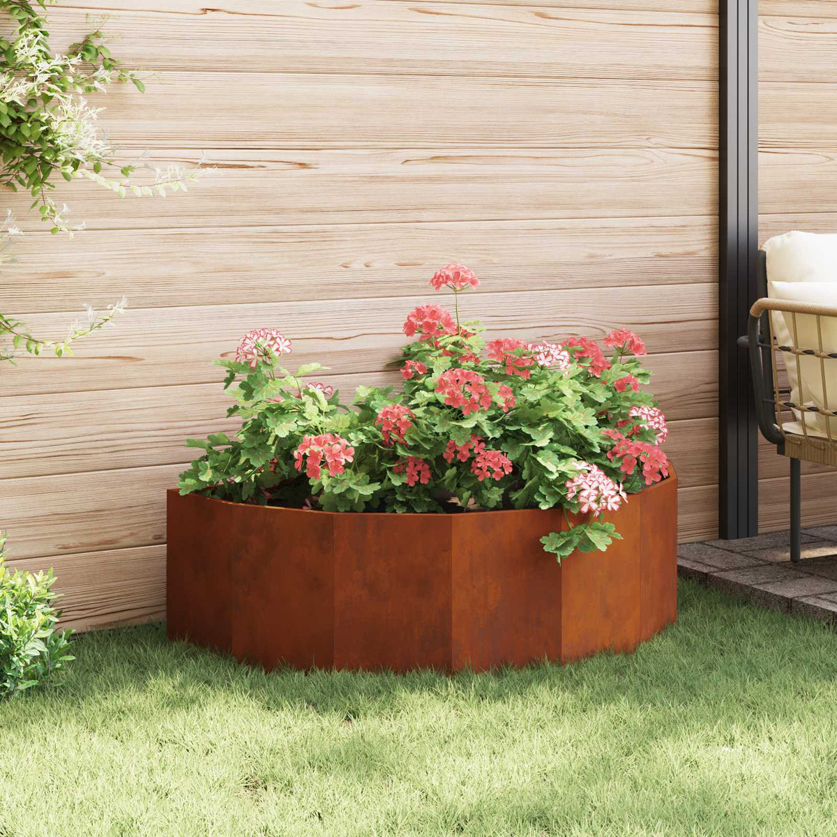 Jardinera Oxidado 120 X 60 X 35 Cm Acero Autopatinable_3