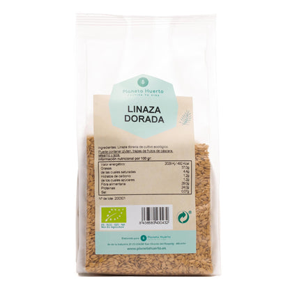 Sementes de linhaça dourada ECO Planeta Huerto 500 g
