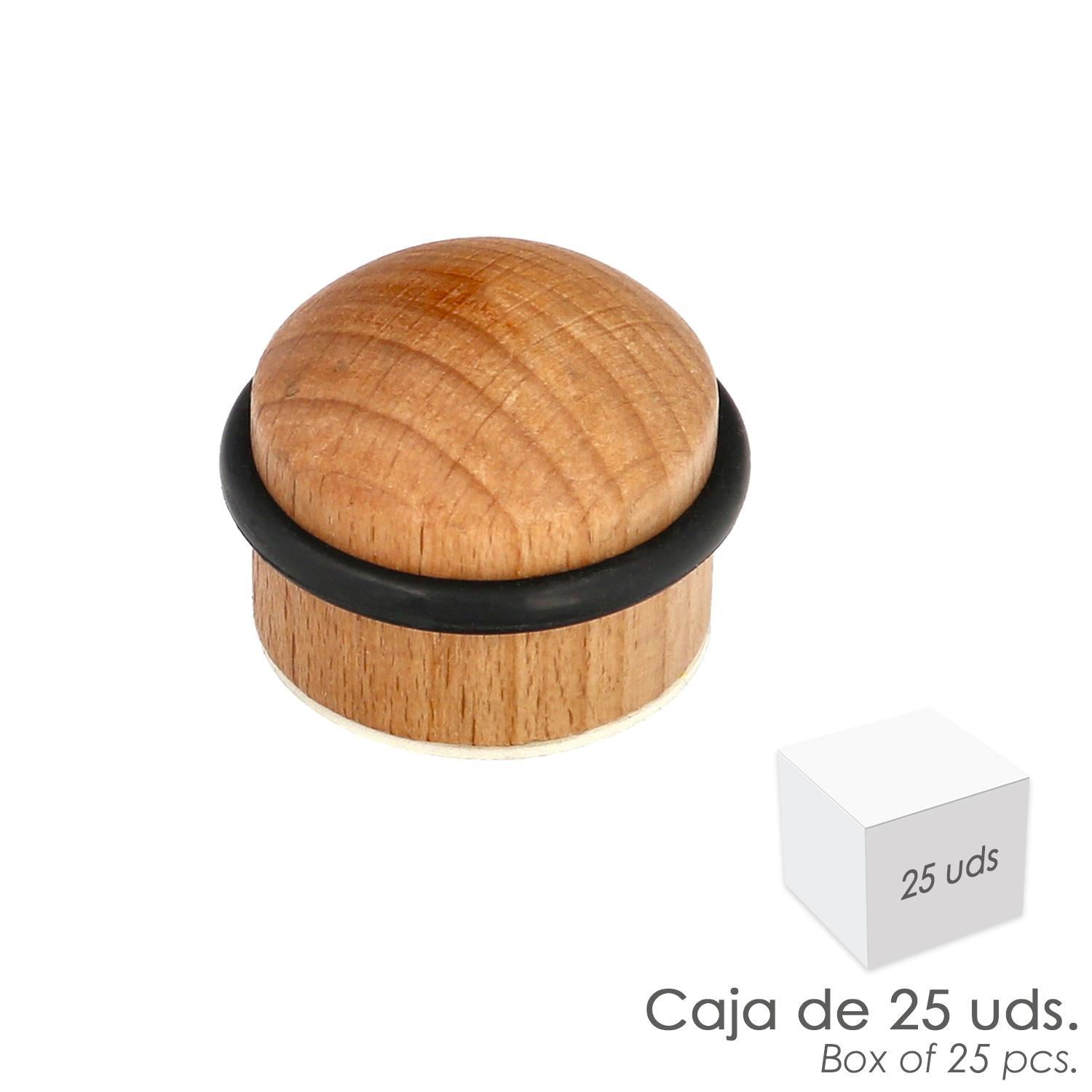 Tope Puerta Wolfpack Atornillar / Adhesivo Madera Haya Barnizado  (caja 25 Unidades)_0