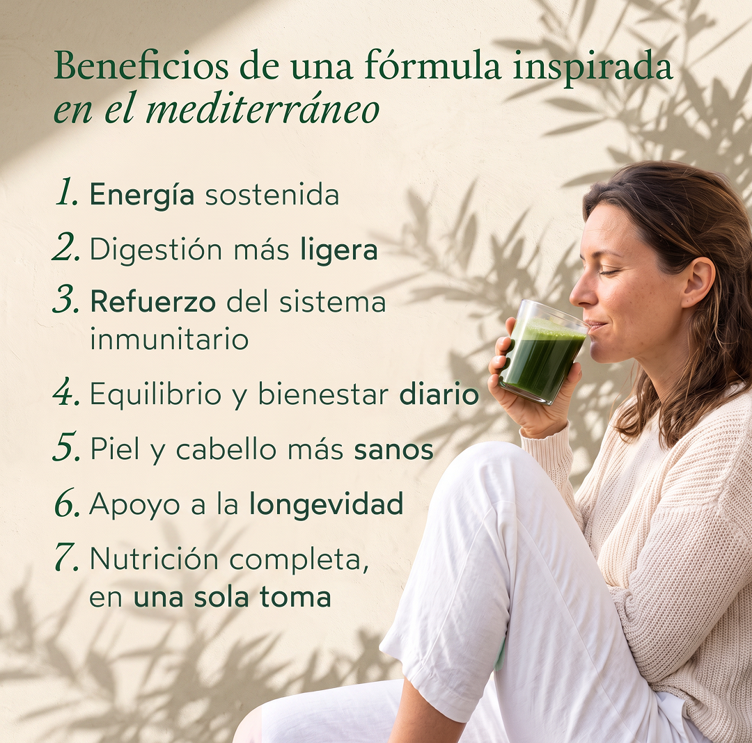 Greens en Polvo con Más de 70 Ingredientes, 30 Dosis, Sabor Manzana/Vainilla, 411 g Kuphuka_1