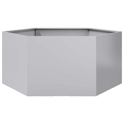 Jardinera Hexagonal Acero Galvanizado 104x90x45 Cm_5
