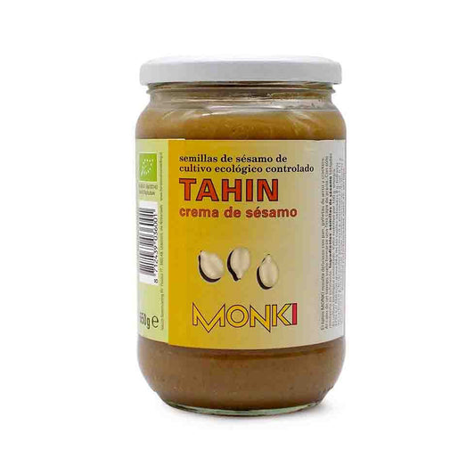 Tahini torrado sem sal biológico Monki 650 g