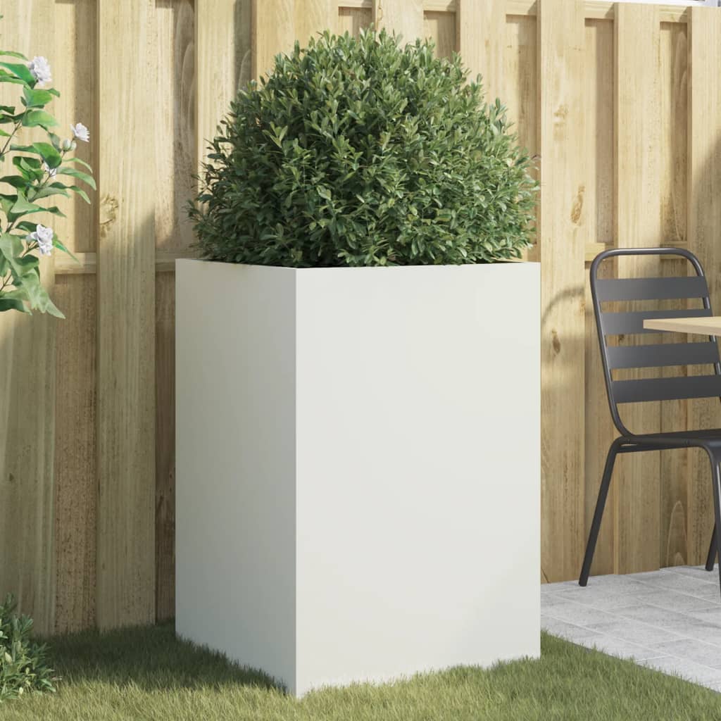 Jardinera Acero Blanco 52x48x75 Cm_1