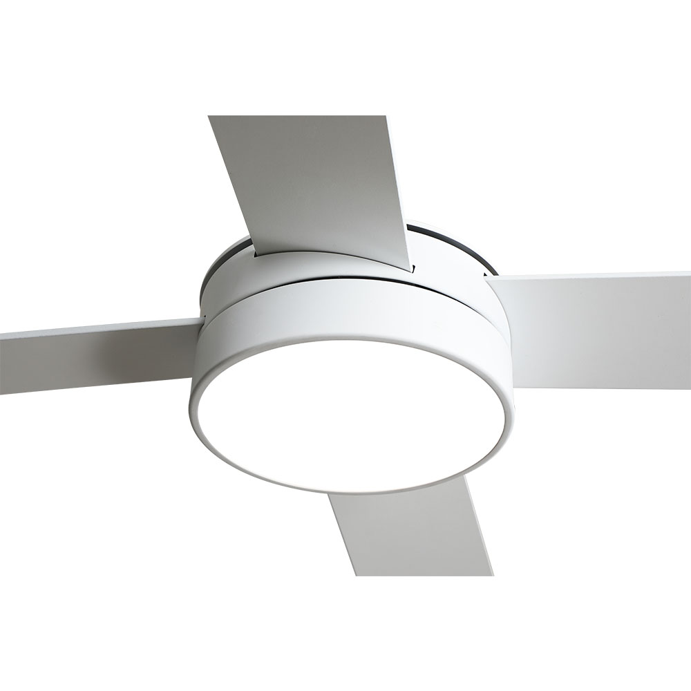 Ventilador Dc Nevery 26w Blanco 4aspas Blanco/haya 122d 2950lm 3000k,4000k,6000k Remoto-temporizador-memoria 24_2
