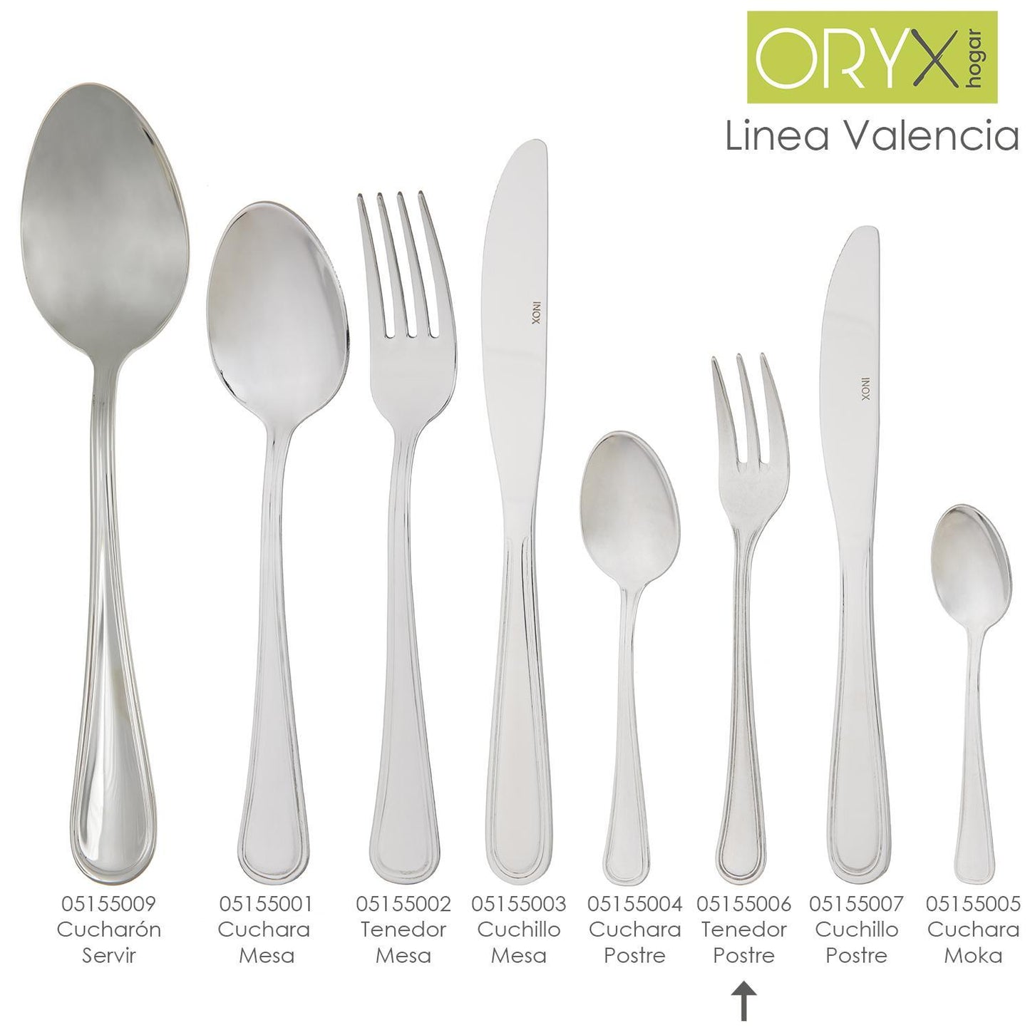 Tenedor Postre Valencia 154 Mm.caja 12 Unidades_2