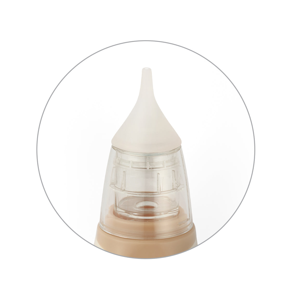 Babyono Aspirador Nasal Eléctrico Ultrasilencioso Beige_3