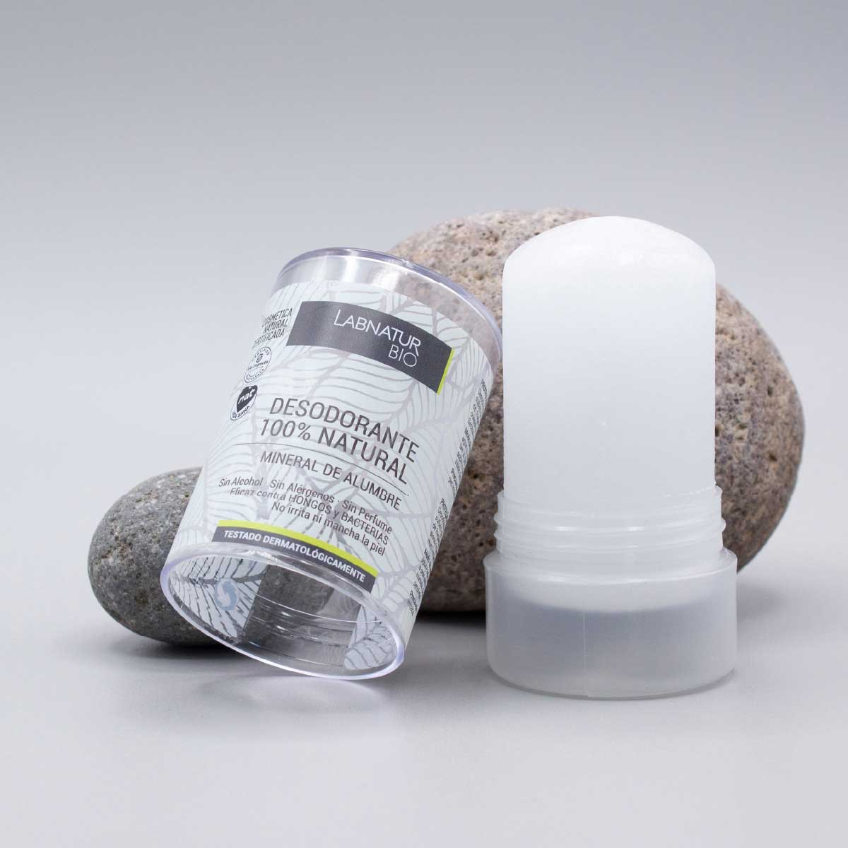 Desodorante Natural de Alumbre Stick 120 G | Control Olor 24h | Sin Aluminio Añadido | Cuidado Piel Sensible_3