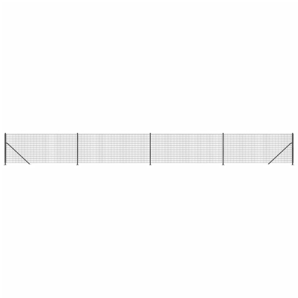 Cerca De Alambre Con Brida Gris Antracita 1x10 M / Vetonek_0