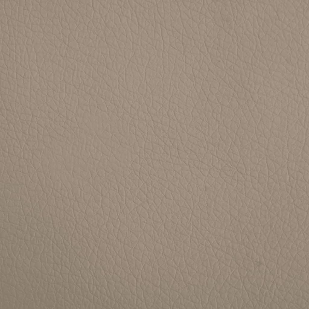 Cama Para Perros De Cuero Sintético Color Capuchino 80x45x30 Cm / Vetonek_5