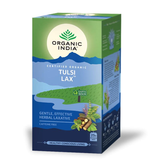 Tulsi Lax Herbal Orgânico Índia 25 saquetas