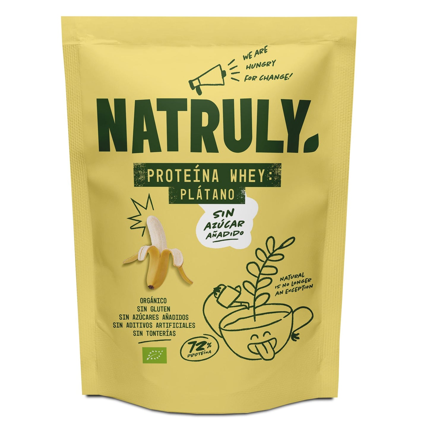 Proteína de soro de leite de banana Natruly 350 g